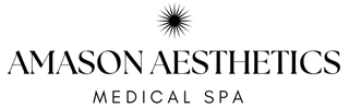 Amason Aesthetics Medical Spa logo in black